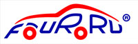 Логотип Интернет-магазина автомобильных колес "Four.Ru" ...