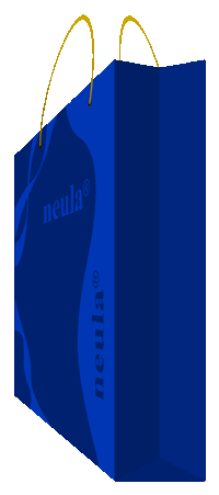 Фирменный бумажный пакет компании "NEULA" ...